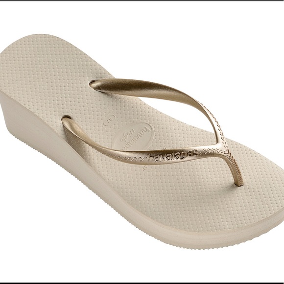 havaianas platform wedge